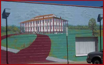 Natatorium mural after 2005 restoration